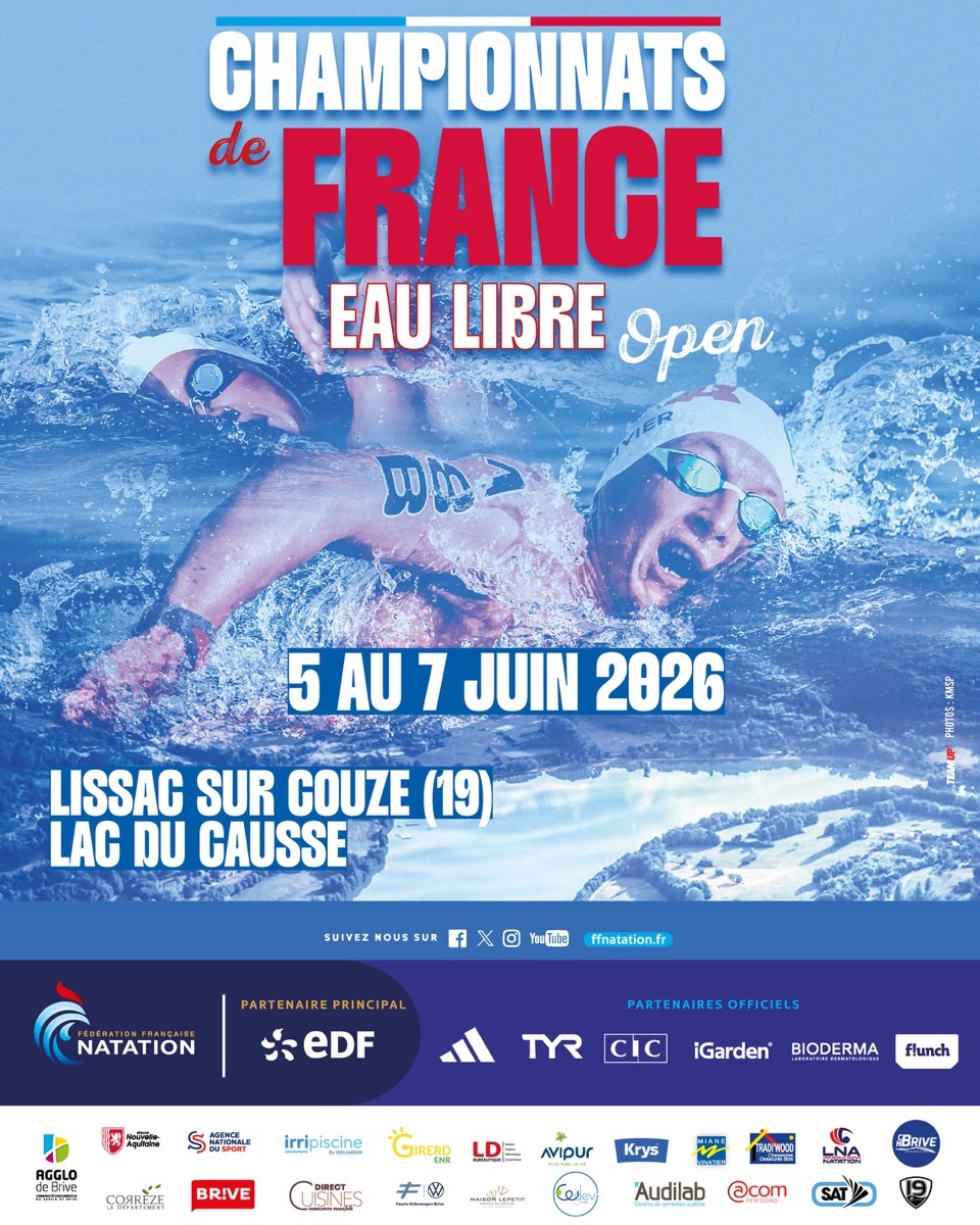 CHAMPIONNATS DE FRANCE D'EAU LIBRE 2026