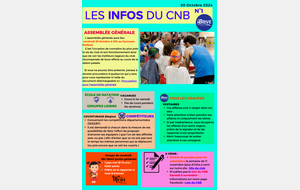 Les infos du CNB