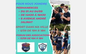 Rentrée, Reprise et Permanences