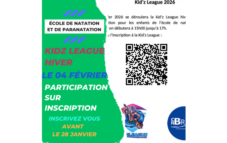 Animations à venir pour l'école de natation